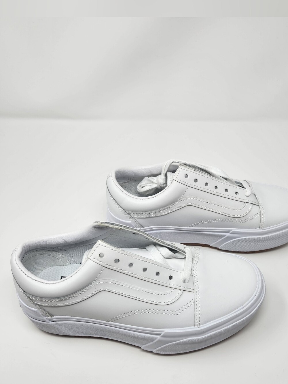 Vans High Platform Classic All-White Low Top Sneakers